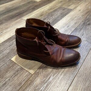 Leather chukka boots